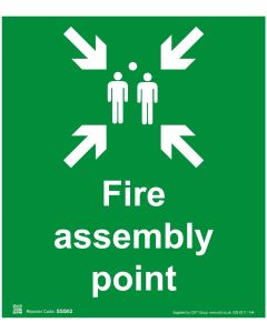 Fire Assembly Point Sign 480x550mm