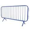 Heavy Duty Blue Pedestrian Barrier 2.3m – Powder-Coated – 12mm Inserts