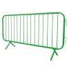 Heavy Duty Green Pedestrian Barrier 2.3m – Powder-Coated – 12mm Inserts