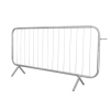 Securasite galvanised steel pedestrian crowd barrier 2.3m with rigid footing and wrap-around interlocking connectors, UK manufactured
