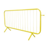 Powder-Coated Yellow Pedestrian Crowd Control Barrier 2.3m